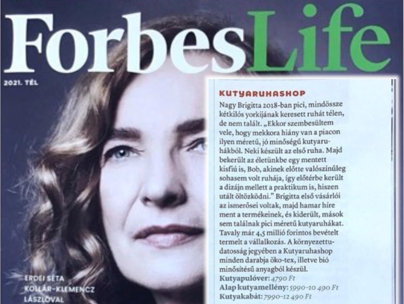 Bekerültünk a Forbes magazinba!